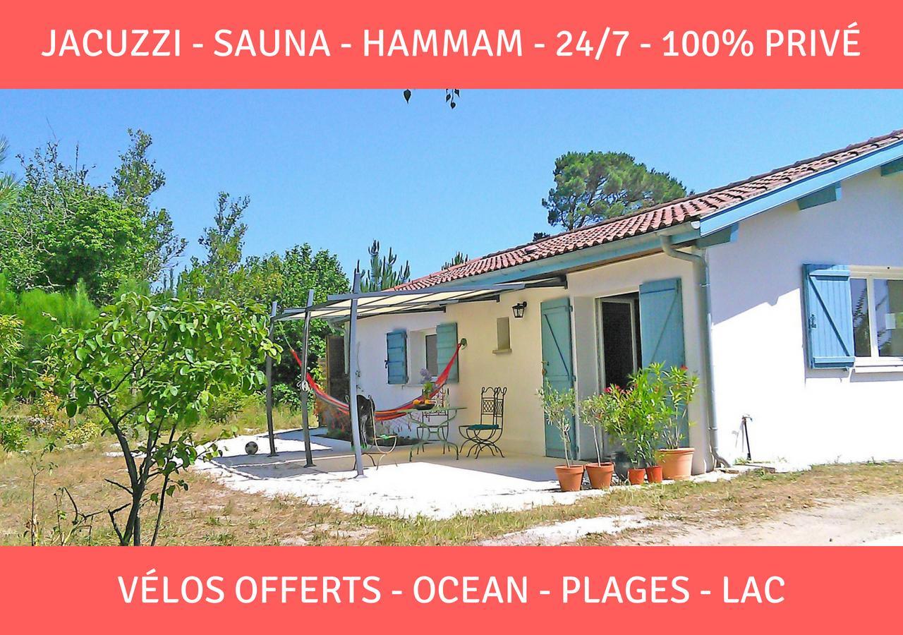Sauna - Jacuzzi - 100% Prive - L'Estantada Linxe Eksteriør bilde