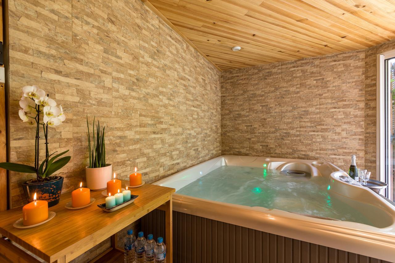 Sauna - Jacuzzi - 100% Prive - L'Estantada Linxe Eksteriør bilde