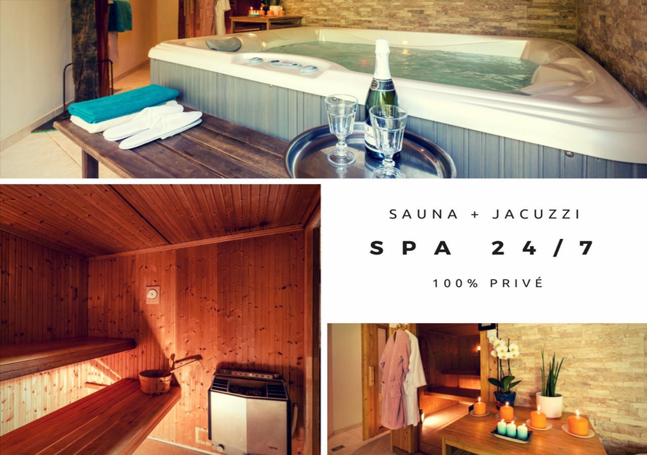 Sauna - Jacuzzi - 100% Prive - L'Estantada Linxe Eksteriør bilde