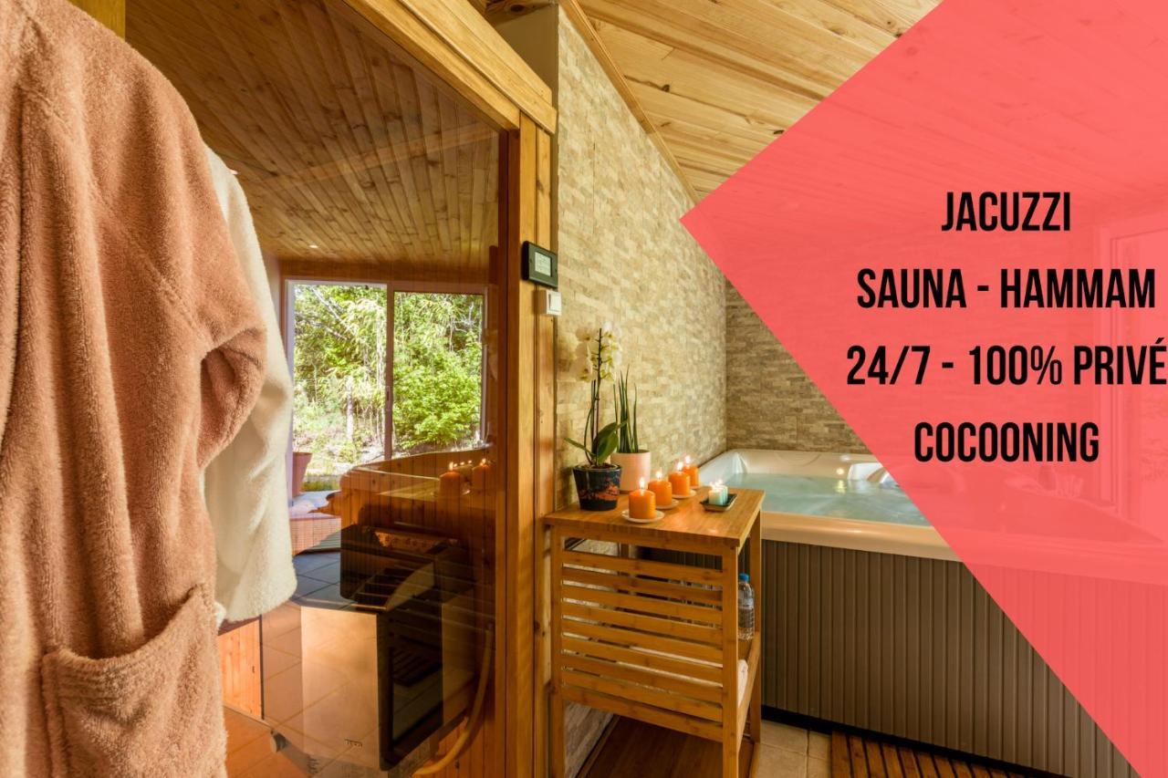 Sauna - Jacuzzi - 100% Prive - L'Estantada Linxe Eksteriør bilde